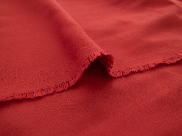 Italian Cotton Cavalry Twill - 6.5 oz - Red