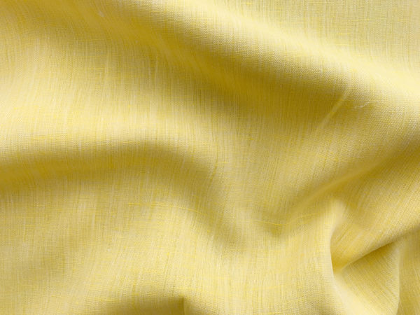 Designer Deadstock - Two-Tone Linen - Banana