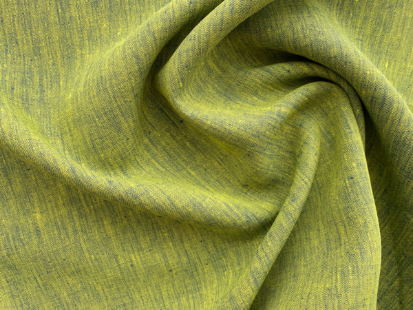 Designer Deadstock - Two-Tone Linen - Banana