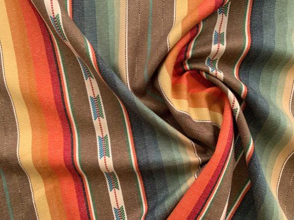 Designer Deadstock - Cotton Pueblo Stripe - Ruidoso