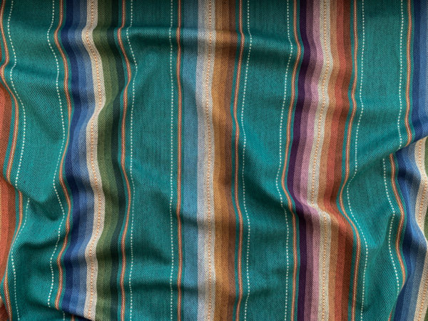 Designer Deadstock - Cotton Pueblo Stripe - Ruidoso