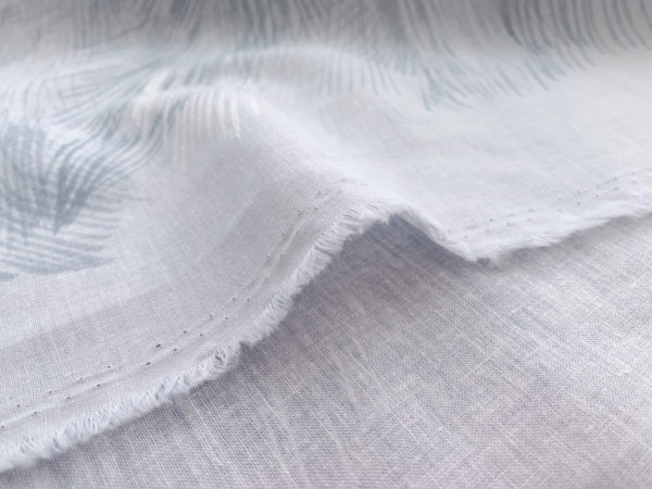 Nani Iro - Cotton/Linen Gauze  - Good Sign - Grey