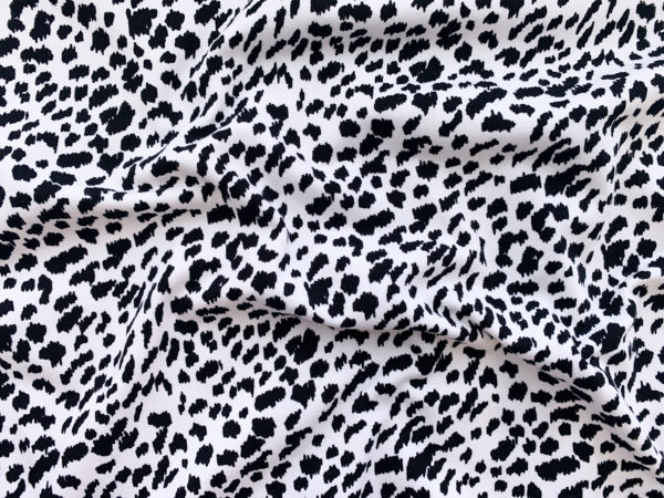 Designer Deadstock - Cotton/Spandex Jersey - Dalmation