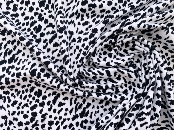 Designer Deadstock - Cotton/Spandex Jersey - Dalmation