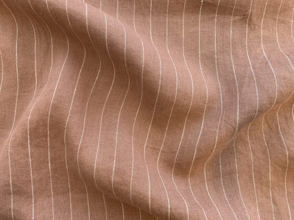 Yarn Dyed Linen - Savannah Stripe - Fern