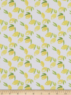 Quilting Cotton - Country Picnic - Lemons - White