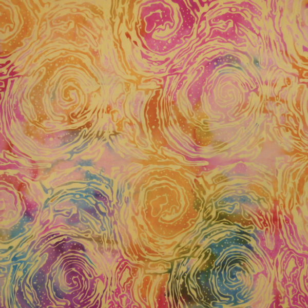 Cotton Batik - Batiks by Mirah - Striations - Rainbow