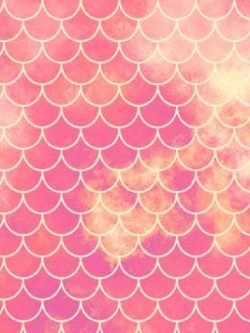 Quilting Cotton – Mermaid Scallops - Coral