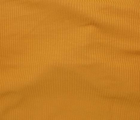 Wide Bamboo/Spandex Rib Knit – Mustard