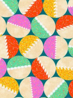 Quilting Cotton – Tinsel Town – Cookies – Multi