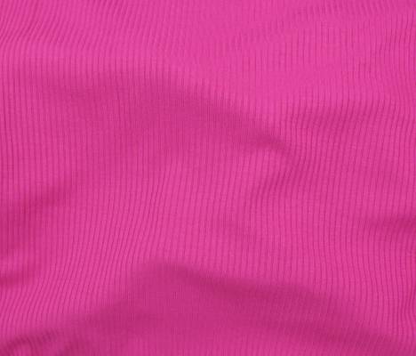 Wide Bamboo/Spandex Rib Knit – Fuchsia