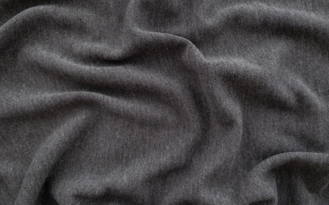 Cotton/Polyester Sweatshirt Fleece – Charcoal