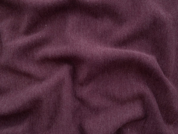 Cotton/Polyester Sweatshirt Fleece - Burgundy