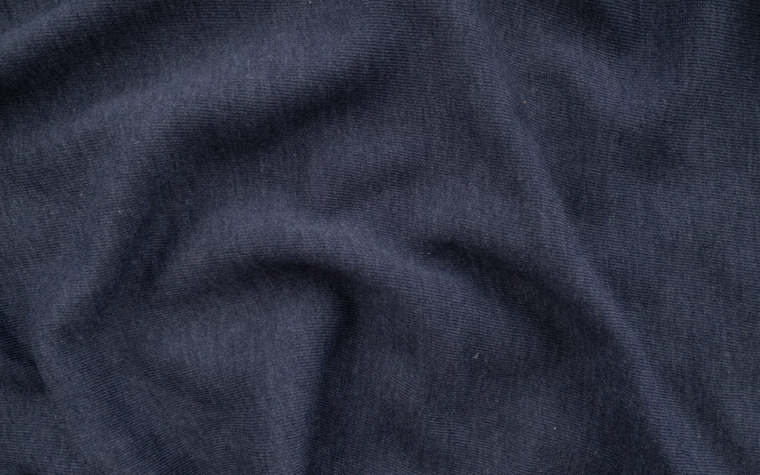 Cotton/Polyester Sweatshirt Fleece – Navy