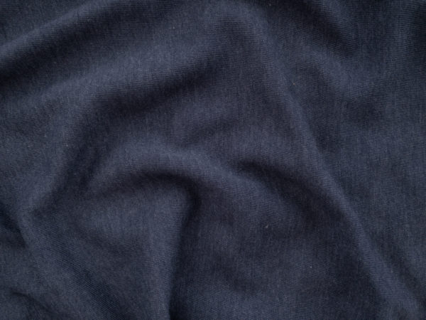 Cotton/Polyester Sweatshirt Fleece - Navy