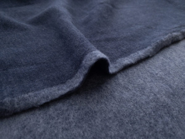 Cotton/Polyester Sweatshirt Fleece - Navy