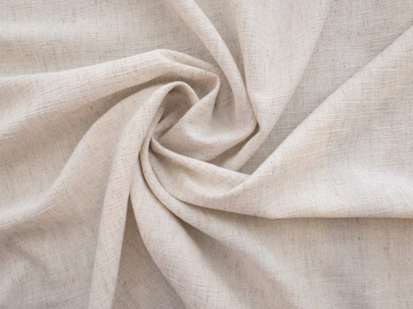 Rayon/Linen Crinkle Gauze - Natural