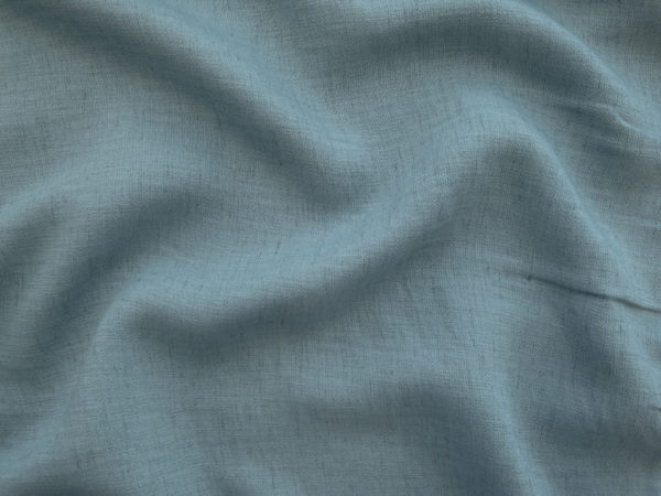 Designer Deadstock - Textured Rayon/Nylon/Linen - Seafoam