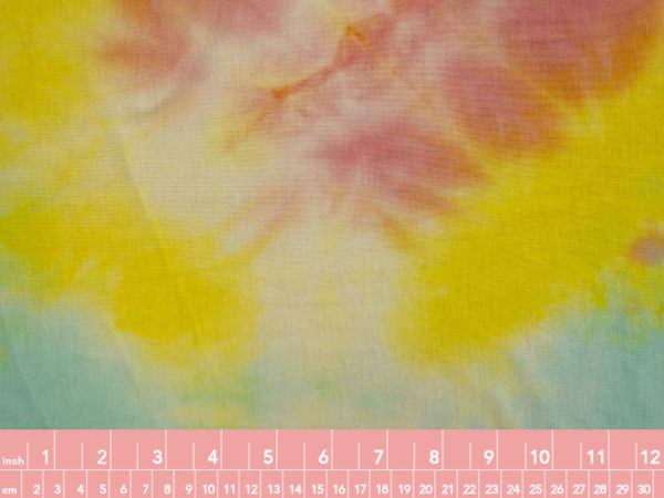 Designer Deadstock - Rayon/Spandex - Pastel Rainbow Tie Dye