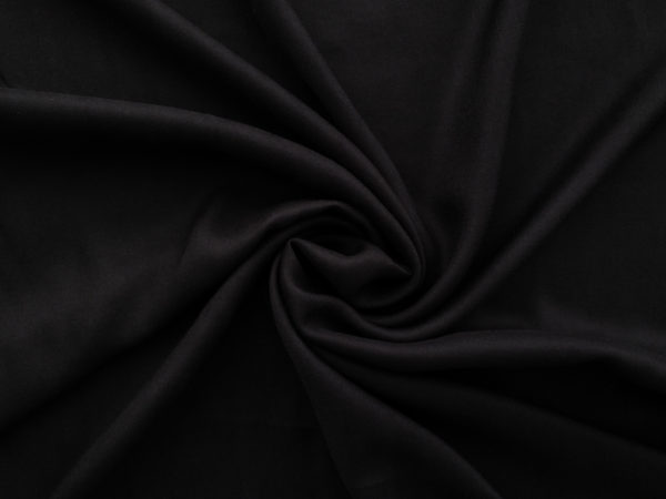 Designer Deadstock - Rayon Twill - Black