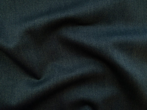 Japanese Printed Cotton Twill - Deep Teal