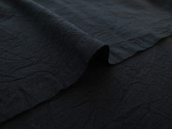 Japanese Crinkled Cotton Sheeting – Black