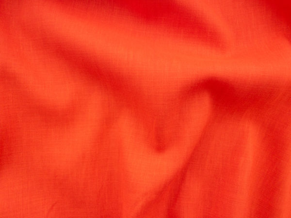 Italian Designer Deadstock - Stretch Linen/Spandex - Marmalade