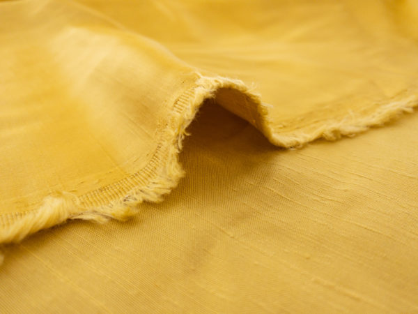 Italian Designer Deadstock - Rayon Shantung Satin - Gold