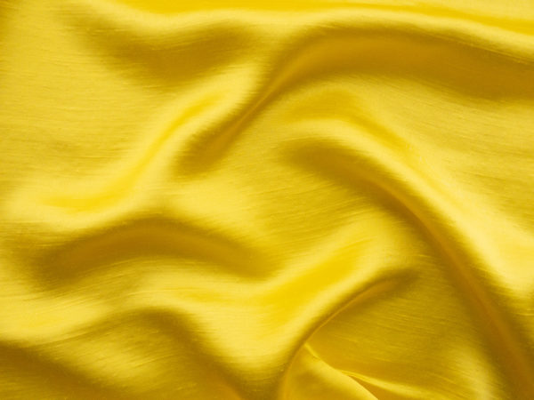 Italian Designer Deadstock - Rayon Shantung Satin - Sunshine