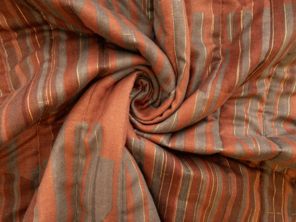 Nani Iro – Quilted Cotton/Linen Double Gauze – Islands – Brown