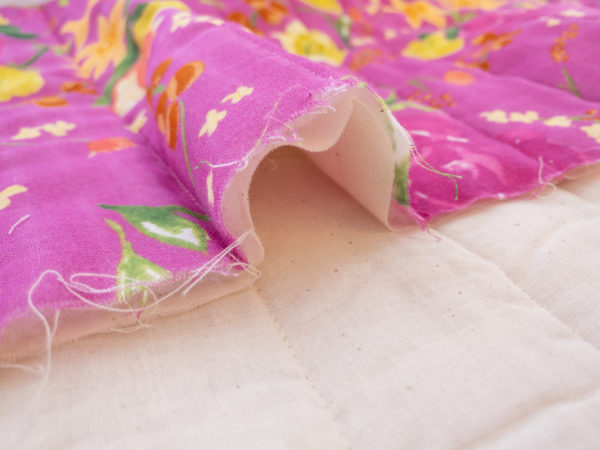 Nani Iro – Quilted Cotton Double Gauze – Rakuen – Pink