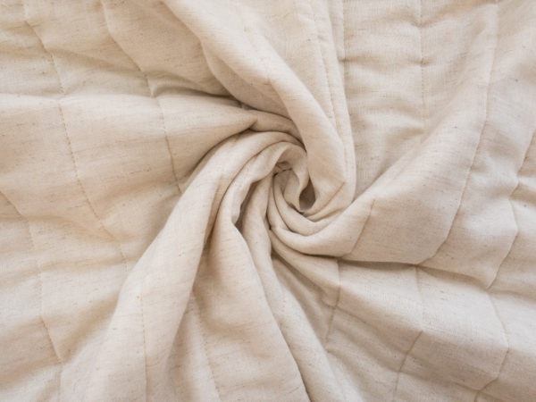 Nani Iro – Quilted Cotton/Linen Double Gauze – Kotohagi – Natural