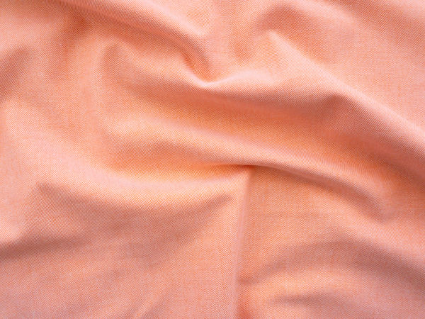 Designer Deadstock - Yarn Dyed Cotton Oxford - Tangerine