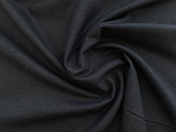 Silk Noil - Jet Black