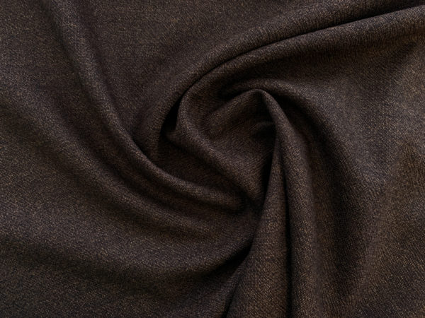 Designer Deadstock - Wool Cross Dyed Crepe - Umber