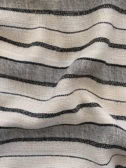 Designer Deadstock - Cotton/Rayon Yarn Dye - Damask Stripe