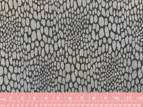 Designer Deadstock - Cotton Jacquard - Grey Pebbles