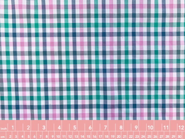 Designer Deadstock - Yarn Dyed Cotton Shirting - Preppy Plaid