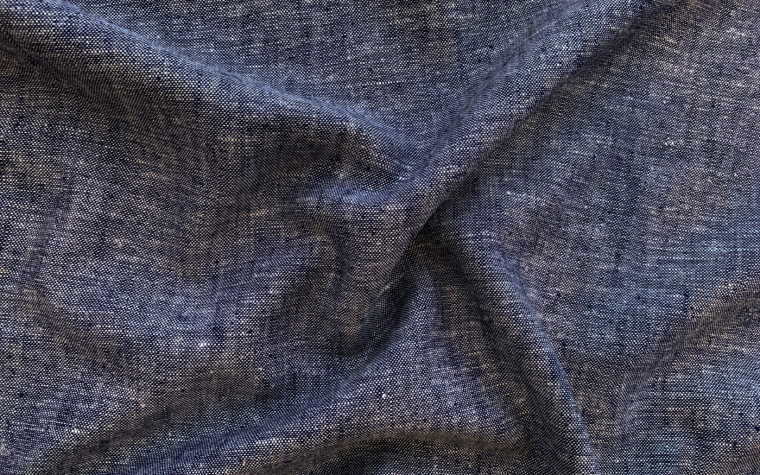 Brussels Washer Linen/Rayon Yarn Dyed – Denim