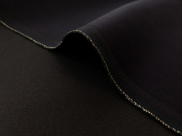 Designer Deadstock – Cotton/Spandex Twill – Midnight Navy