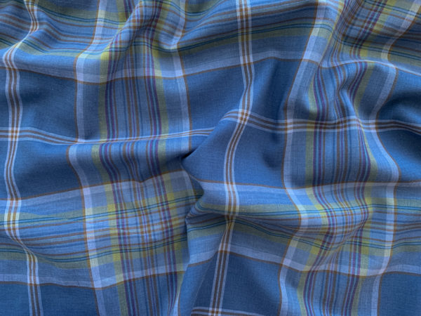 Designer Deadstock - Yarn Dyed Cotton Shirting - Winter Plaid