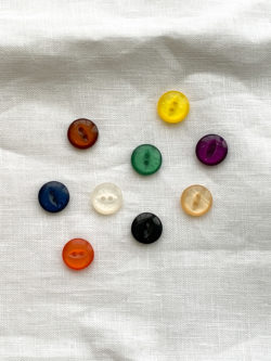 Assorted Rhinestone Buttons - Silver - Stonemountain & Daughter Fabrics