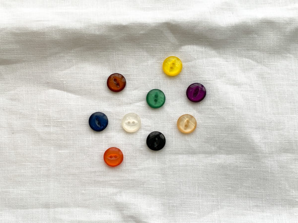 Plastic Jewel Button - 13mm