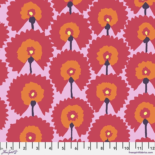 Quilting Cotton - Kaffe Fassett Collective - Regal Fans - Red