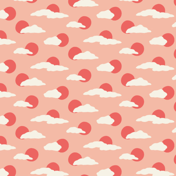 Quilting Cotton – Jungle Cruisin' – Hazy Skies – Pink Sky