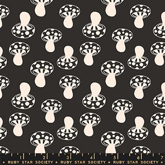 mushroom quilting fabric