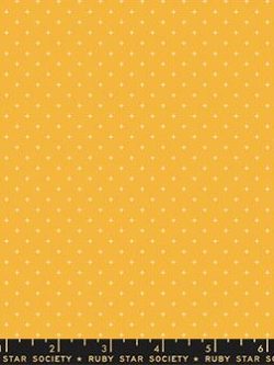 Quilting Cotton – Ruby Star Society – Add It Up - Polka Dot - Buttercup