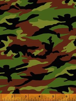 Quilting Cotton - All American - Camouflague - Army