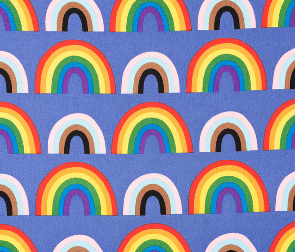 Quilting Cotton - Alexander Henry - Double Rainbow - Blue