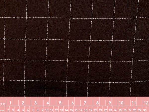 Designer Deadstock - Yarn Dyed Linen - Moss Plaid